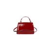 Bolsa Retrô Feminina 2026 Nova Cor Sólida Textura Moda Simples Design de Nicho Bolsa de Ombro Casual para o Trabalho Bolsa Feminina