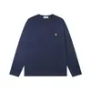 Cárdigan cruzado STONE bordado con cremallera, sudadera con capucha informal de corte holgado, ajuste correcto para hombre