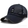 Chapéu Masculino Verão Esportivo Outdoor Proteção Solar Tela Boné de Baseball Proteção Solar Pesca Respirável Feminino Boné com Aba Grande