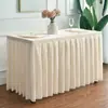 Toalha de Mesa de Veludo para Conferência Saia de Mesa de Flanela Toalha de Mesa Retangular Placa de Inscrição para Exposição Toalha de Mesa para Eventos de Escritório Capa de Mesa