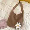 2026 Nueva Bolsa de Playa de Verano Bolsa Tejida de Malla Hueca Uso Diario Hombro Axila Cruzada Bolsa Tote Floral Grande