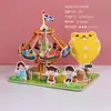 Puzzle de Avión 3D al por Mayor, Modelo de Juguete de Bloques de Frijol, Pequeños Regalos de Recompensa para Jardín de Infancia