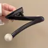 Pasador de Pelo de Dibujos Animados Coreanos Lindo con Lazo para Mujeres en la Parte Trasera de la Cabeza, Tamaño Grande, Gama Alta, Versátil Pasador Accesorio para el Cabello