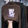 Blusa térmica infantil com forro de fleece, gola alta parcial, mangas compridas, outono e inverno, roupa íntima espessa para meninas, camada base fofa