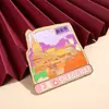 Imanes de Metal para Refrigerador Culturales y Creativos de Shanghái, Imanes Tridimensionales en Relieve, Regalos Souvenir Turísticos, Suministro Directo del Fabricante