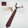 Corbata Jk para Mujer Estilo Coreano Estilo Universitario Japonés Rayas Rojas Nudo Libre Accesorio de Uniforme Escolar Atada a Mano Estudiante Casual Corta