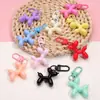 Colgante de Perro Globo Colorido 3D, Portalápices para Agenda, Llavero, Colgante para Teléfono, Recuerdos para Bodas