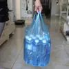 Bolsa de basura para cocina Suno engrosada portátil tipo chaleco extra gruesa rollo bolsa de plástico mediana plana negra 50*60