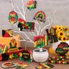 Decoración Mes de la Historia Negra Colgante de Madera Etiqueta Colgante Fiesta del Día de la Independencia Afroamericano Suministros para Fiesta