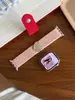 Fivela magnética em formato de coração com pulseira de nylon trançado adequada para Apple Watch iwatch 1ª 2ª 11/10 Ultra/SE 9/8