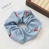 Elásticos de Cabelo e Acessórios com Design Listrado, Sensação de Luxo, Scrunchies Grandes Doces para Mulheres, Novo Estilo Que Não Danifica o Cabelo, Scrunchies Versáteis