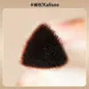 Brocha Biselada Triángulo para Iluminador, Brocha de Hierro, Brocha para Iluminar el Surco Lagrimal Facial, Brocha para Base de Maquillaje Sin Costuras No Absorbente para la Esquina del Ojo, Brocha para Corrector