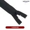 Cremallera de nylon de doble hueso con cabeza de puntada de seguridad de doble aguja #3, suave y sin desviarse, cremallera de nylon de doble hilo de extremo cerrado