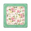 Tapete de Mahjong Floral Mais Vendido na Amazon em Vendas Transfronteiriças, Silencioso, Antiderrapante, Resistente ao Desgaste, Tapete Grande para Mesa de Mahjong Esfregado à Mão para Salas de Jogo