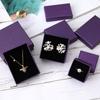 Caja para Anillos, Caja de Empaque para Joyería, Collar con Colgante, Caja de Joyería con Patrón Lenny, Pendientes, Caja Pequeña de Papel, Venta Caliente Transfronteriza de Joyería