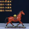 Estatueta colorida de cavalo de cobre, ornamento de cavalo Tang de cobre puro, item de artesanato, decoração colorida de cobre para casa e sala de estar, decoração de mesa, presente