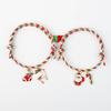 Suministro directo de fábrica Europa y Estados Unidos imán caliente de Navidad amor pulsera tejida de pareja pulsera regalo de Navidad para novias