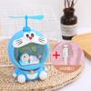 Plug-in de estilo japonês Doraemon Dingdang gato cofrinho luz noturna enfeites feitos à mão resina artesanato presente de aniversário