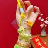 Colgante Año del Caballo, Oro Puro 999, Llavero de Riqueza Instantánea, Colgante para Bolso, Buena Suerte, Cadena para Teléfono de Caballo Pequeño, Regalo Empresarial
