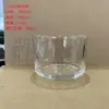 Em estoque Espessado Transparente Vidro Vela Aromaterapia Vidro Castiçal Copo Quarto Ornamentos Domésticos Castiçal Copo de Vidro