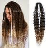 Amazon Aliexpress Lo Más Vendido Peluca Sintética de Dreadlock con Extremos Doblemente Rizados Cabello de Crochet Dreadlock Trenza Deeptwist