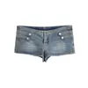 Atacado Fabricante de Roupas Femininas Transfronteiriço 2026 Moda Street Style Conjunto de Shorts Jeans Cintura Alta Slim Fit Aderente ao Corpo