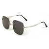 Gafas de sol de metal con montura grande que hacen que la cara parezca más pequeña, Gafas de sol anti-UV para hombre, Gafas especiales para conducir para conductores, Montura negra