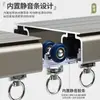 Riel de cortina especial grueso silencioso unido doble riel rueda de rodamiento aleación de aluminio accesorios para cortinas riel guía polea deslizante