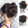 Venta Directa de Fábrica Peluca de Coleta Larga y Moño Pasador Anillo de Cabello Natural Esponjoso Herramienta para Recogidos de Novia