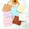 Accesorios de Resina Juguete de Comida Pegamento de Crema Joyería Dibujos Animados Hecho a Mano DIY Adornos Creativos Material Tarjeta Grande Placa de Cuadrícula de Nueve
