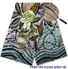 Juego de Tela de Cera Africana Estampada Decorativa de 6 Yardas Tela de Cera de Cristal Tela Super Cera Africana
