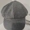 Gorra Plana de Color Sólido para Niños Boina Retro Británica Versión Coreana Gorra de Artista para Otoño e Invierno Gorra de Béisbol Versátil Gorra Plana