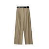 Pantalones de Pierna Ancha EVERTRUE para Mujer Verano 2024 Estilo Coreano Cintura Alta Lino Suelto Pantalones de Cintura Alta 53112
