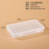 Caja de Almacenamiento Simple y Portátil para Organizar Cables de Datos, Bastoncillos de Algodón, Tarjetas y Pastillas; Caja Organizadora Multifuncional con Tapa abatible