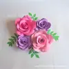 Decoração de vitrine de estúdio para casamento layout de fundo de palco de casamento flor de espuma à prova d'água PE esponja rosa