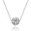 Colar de prata s925 feminino Pérola Zhao Liying mesma joia corrente clavícula ano do porco contas giratórias pedra natural joias de prata