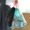 2213 Bolsa de Basura para Cocina Desechable de Plástico Hogareña Engrosada Mediana-grande Portátil con Cordón Punto de Ruptura Bolsa de Basura