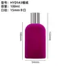 Frasco de Perfume Flocado Vidro Transparente com Pontos Frasco Spray de Perfume 15 Tampa de Liga de Zinco tipo Baioneta Tampa de Perfume Flocado