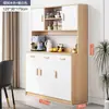 Aparador Integrado Moderno Simple Gabinete de Té Lujo Ligero Barra de Agua Gabinete de Almacenamiento de Pared para Sala de Estar Armario Estantería