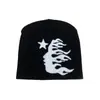 Nuevo Gorro de Punto con Contraste de Color Hip-Hop Estrella Americana para Hombres y Mujeres, Cálido y Personalizado Street Americano Gorro Pullover al por Mayor