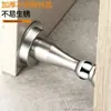 Tapón de puerta de acero inoxidable sin taladro del fabricante con imanes potentes, diseño engrosado, anticolisión, adecuado para puertas de dormitorio, funcionamiento silencioso y base magnética fuerte