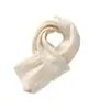 Cachemira Otoño/Invierno 2026 Nuevo Bufanda Larga de Punto Grueso de Cable de Color Sólido de Punto de Alta Gama para Mujer con Protección para el Cuello