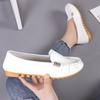 Zapatos nuevos de primavera y verano para mujer, zapatos casuales planos, zapatos tipo beanie de punta redonda y boca baja, zapatos de mujer de talla grande, comercio exterior, zapatos de mujer europeos y americanos