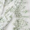 Vestido de Manga Larga con Estampado, Encaje Bordado Dulce y Moda, Lazo en la Espalda, Europeo y Americano Transfronterizo