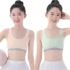 Ropa interior de verano anti-golpes para niñas, fina, transpirable, de malla, sin costuras, cómoda, para estudiante, hermosa espalda, sujetador