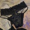 Braguitas Sexy de Encaje Resbaladizas para Mujer Nuevas de Satén con Cordones Calientes para Chica Cruz Pura Deseo