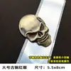 Pegatina Metálica 3D Pirata Personalizada Cabeza de Calavera Pegatina para Coche Pegatina de Decoración para el Cuerpo del Capitán Jack Pegatina Trasera Creativa