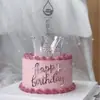 520 Decoración de Pastel Corona de Siete Puntas con Pedrería para el Día de San Valentín Cumpleaños de Adultos Niños Reina Perla Boda Celebridad de Internet Plug-In