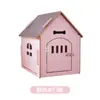 Casa para Perro Mascota Celebridad de Internet, Desmontable y Fácil de Instalar, Nido para Gato de Cuatro Estaciones, Casa de Madera, Jaula para Perro, Universal para Interiores y Exteriores Envío Directo