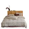 Juego de Cuatro Piezas de Algodón 100% Jacquard de Cereza Estilo Japonés Vintage Algodón Lavado 60S Ropa de Cama Suave de Algodón Puro Estilo Bosque Femenino